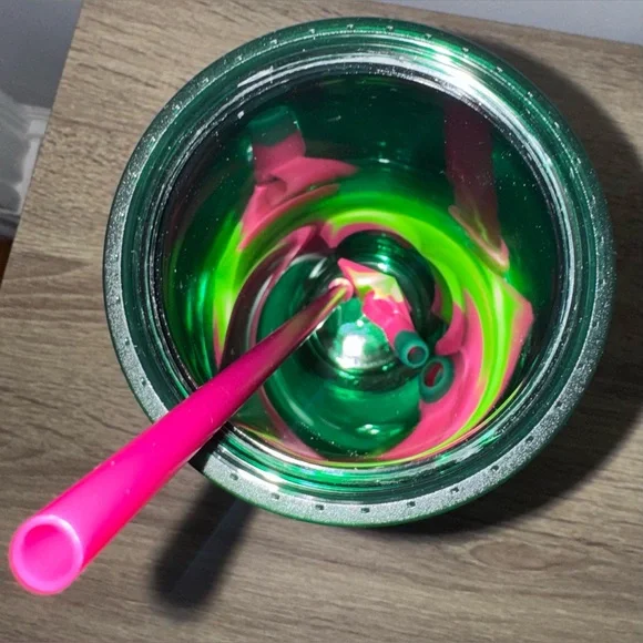 🌲 NEW Starbucks Limited Edition Holiday Tumbler w/Silicone Straw Topper SOLD OUT - Picture 10 of 15